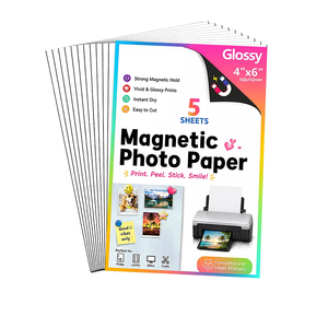 Customizable A4 Magnetic <b>Rubber</b> Sheet, 0.5/1.0/1.5/2.0mm Thickness, for Fridge Magnets Crafts - Product Image 1