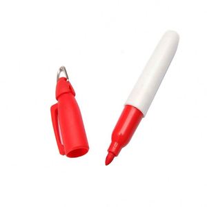 Custom Mini Plastic <b>Permanent</b> <b>Marker</b> Pen with Keyring Silk Screen Printed Promotional Business Gift with Logo - Product Image 4