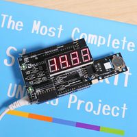 Kit de Robótica con Computadora de Placa Única ELEGOO V2.0 Actualizada UNO R3, Basado en AVR, Conectividad USB, Tutoriales de Inicio Más Completos