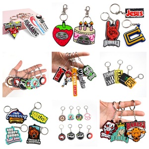 Direct Factory Sales Custom Designed PVC Keychain Soft Glue Metal Rubber Alloy Materials Promotional Keychains Carabiners
