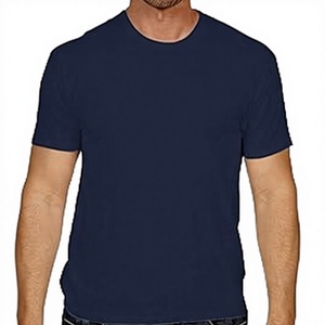 T-shirts blancs unis pour hommes, 100% coton, jersey décontracté, manches courtes, col rond, tailles S à 5XL, logo OEM personnalisé - Product Image 1