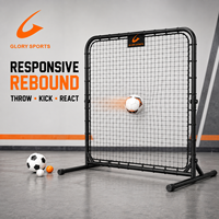 Filet de rebond multisports pour l'entraînement de la précision au football, au baseball, au golf et de la coordination œil-main