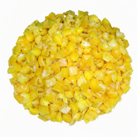 Pimiento Amarillo en Cubos Congelado, Suministro al por Mayor para Restaurantes, Servicios de Alimentos, Salsas, Pizzas, Kits de Comida, Procesamiento de Vegetales