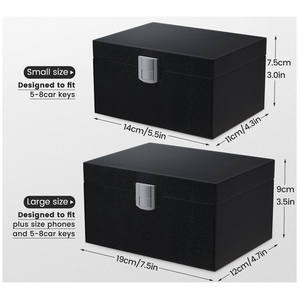 屏蔽箱钥匙保护器-防盗和防跟踪RFID信号阻挡包-汽车钥匙法拉第箱 - Product Image 2