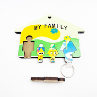 Promotion de la culture d'entreprise, cadeaux pour le bien-être des employés, supports de sublimation cool, porte-clés en MDF, porte-clés détachable