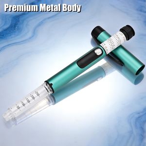 Vente directe d'usine de stylos d'injection métalliques réutilisables V1 80UI avec mesure précise, compatibles avec les cartouches d'encre de 3 ml - Product Image 2