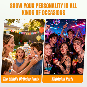 ชุดกระดาษสักลายแบบพิมพ์อิงค์เจ็ท 36 แผ่น สำหรับงานศิลปะบนร่างกายแบบชั่วคราวด้วยน้ำ เหมาะสำหรับกิจกรรมครอบครัวสร้างสรรค์ งานประดิษฐ์ DIY และโครงการในโรงเรียน - Product Image 3