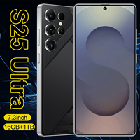 Téléphone mondial S25 Ultra directement d'usine, Deca Core, 108MP, 5G LTE CDMA, OLED, Charge rapide, Double SIM, Grand écran 7,3 pouces