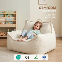 Canapé nuage pour enfants en mousse déchiquetée haute résilience, design sûr OEKO-TEX, pour la maison, l'école, coin de jeu sensoriel
