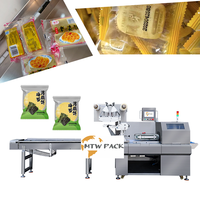 MTWPACK Automatische Voedsel Croissant Fruit Groente Chips Biscuit Horizontale Verpakkingsmachine