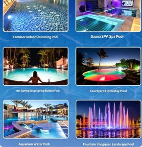 Projecteur LED RGB immergé <span class=keywords><strong>pour</strong></span> piscine, encastrable en ABS, 12V 24V, à changement de couleur, télécommande <span class=keywords><strong>pour</strong></span> piscine creusée, spa, <span class=keywords><strong>bassin</strong></span> - Product Image 5