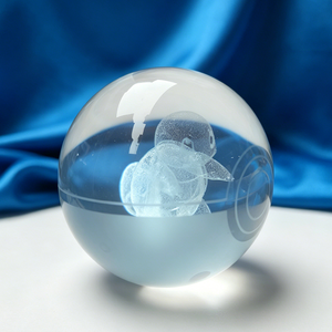 Bola de Cristal Luminosa de Alta Calidad con Diseño de Anime, Grabado Láser con Logotipo Personalizado, para Niños, Coleccionable Transparente - Product Image 3