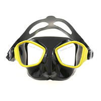 Masque de plongée anti-buée de haute qualité en silicone et verre trempé, lunettes de plongée pour adultes pour la plongée avec tuba et la pêche sous-marine