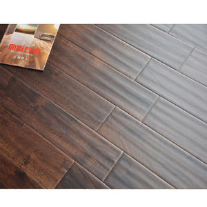 Plancher en bois massif d'acacia de qualité supérieure, fabriqué à Shanghai, bois massif, pas de plancher hybride - Product Image 3