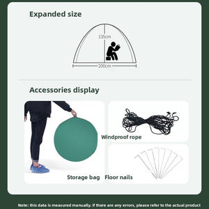 E-RIKE Vente en gros <span class=keywords><strong>Tente</strong></span> de camping automatique instantanée ultralégère pour pique-nique 3-4 personnes pour l'extérieur - Product Image 4