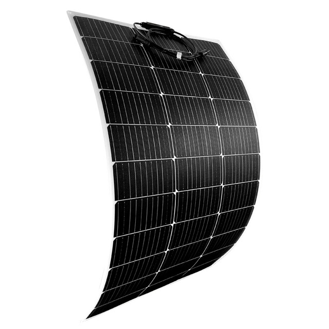AISmartlink Flexible Solar Panel 100W Solar Photovoltaic Panel Outdoor Multi-specification Monocrystalline Charging Panel Stock