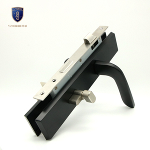 Ánh Sáng Màn Hình Đôi Mặt Khóa Cửa Gỗ Với Xử Lý - Product Image 6