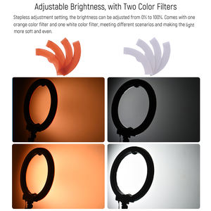 HOSHI 18 pouces 55W RL-18 LED Anneau Lumière Maquillage Lampe Dimmable Éclairage Annulaire Make-up <span class=keywords><strong>artiste</strong></span> <span class=keywords><strong>Vidéaste</strong></span> YouTube Photo - Product Image 3