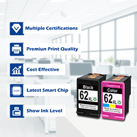 En Stock ShinColor Cartouche d'Encre Reconditionnée 62xl de Remplacement pour Hp62xl hp 62xl pour Hp Envy 5540 5640 Officejet 5740