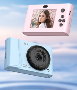 Appareil photo numérique M11 Travel Shoot 44 Mage Pixe Anti-Shake pour enfants, zoom 16X, portable, vlogging, CMOS 50MP, 140 grand angle, MP3, 32 Go, 2,8 pouces - Product Image 3