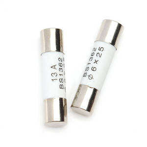 Cầu chì thổi nhanh 6*25 250V 0,5A 1A 2A 3A 4A 5A 6A 8A 10A 13A 15A 16A 20A 25A 30A cầu chì gốm 6x25mm - Product Image 1