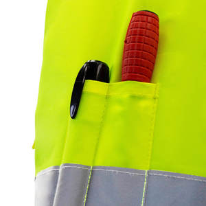 Chaqueta de seguridad de alta visibilidad para invierno, precio mayorista, para construcción, trabajo en carretera, reflectante, de manga larga, para hombre - Product Image 6