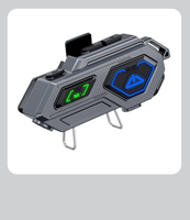 Intercom pour casque de moto C8 PRO, portée 300M, appels intelligents, écoute de musique, stéréo, suppression du bruit, écouteurs