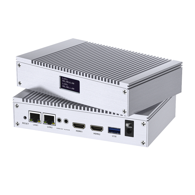 Unisheen Customizable 2 Channel HDMI 4k60 SRT UTP HTTP RTSP RTMP RTMPS HLS FLV UDP Video Decoder