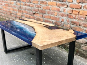 Design unique tendance chaude pour le dessus de table à manger en bois 2025 motif de vague offre spéciale 2025 nouvelle-orléans livraison gratuite - Product Image 4