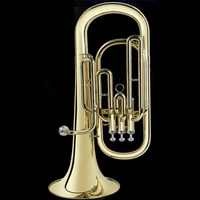High Quality Brass Baritone Instruments with Gold Lacquer Finishing