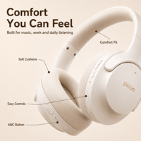 Picun ANC-05Max Nirkabel untuk Headphone Peredam Kebisingan Aktif Audio Hi-Res Driver Ganda Desain Over-Ear Pengisian Daya Tipe-C