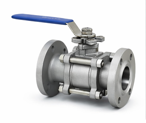 WCB BALL 2 PC Full Bore Flanged 150# Carbon Steel with PTFE <b>Sealing</b> High Temperature Water OEM Manual Operation - Product Image 4
