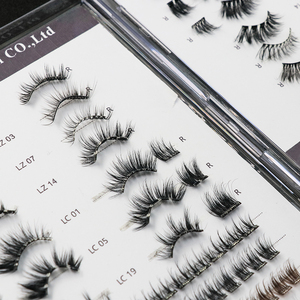 2025 New Arrival Pre Glued 5-7 Day Long Lasting Plant Fiber Cruelty-Free Natural Soft Self Adhesive Press on <strong>Half</strong> Lash <strong>Eyelashes</strong> - Product Image 6