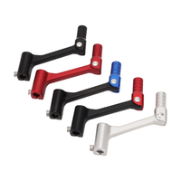 GOOFIT Levier de changement de vitesse CNC en alliage d'aluminium pliable pour KTM Suzuki Yamaha ATV Scooter Dirt Pit Bike Racing Bike
