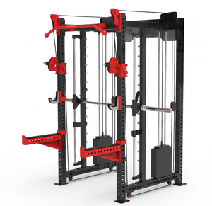 체육관 상업용 다기능 트레이너 스쿼트 파워 랙 케이블 크로스오버 스미스 머신 종합 트레이닝 장치 - Product Image 2