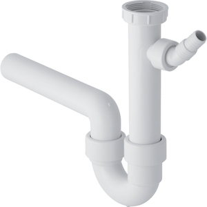 Sifón de 1 vía blanco para fregadero Ø 40X1 \ "1/4 \" Agentes de dragado de tuberías - Product Image 2