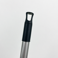 Plumeau télescopique avec manche en microfibre - Tissu doux gris pour le nettoyage sous le lit et sous le canapé, manche extensible pour les espaces étroits