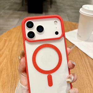 เคสโทรศัพท์มือถืออะคริลิกใสแบบแม่เหล็กสำหรับ iPhone 15 17 13 16 17 18 Pro Max ฝาหลังใสกันกระแทกแบบแม่เหล็ก - Product Image 3