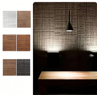 Planche de moulage en bois grande taille flexible en pierre MCM pour complexe hôtelier écologique