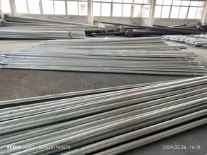 Palo palo palo palo palo luce in acciaio lampione strada pedonale diametro 89mm 90mm braccio curvo LED AC 70 - Product Image 4