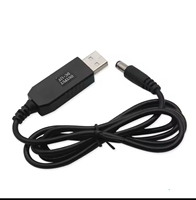 Konektor kabel WiFi ke Powerbank, konverter penguat kabel USB 5V ke 12V untuk Speaker kipas Modem Router Wifi
