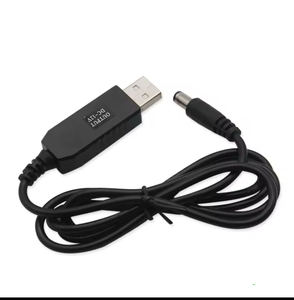 Connecteur de câble WiFi à Powerbank DC 5V à 12V Câble <span class=keywords><strong>USB</strong></span> Convertisseur Boost <span class=keywords><strong>Cordon</strong></span> élévateur pour routeur Wifi Modem Ventilateur Haut-parleur - Product Image 1