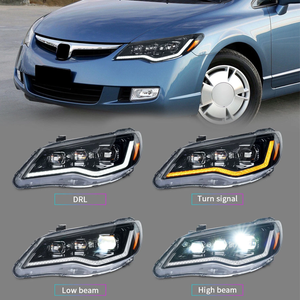 Faro anteriore Full LED sequenziale girata Acura per fari 8th Gen Honda <span class=keywords><strong>Civic</strong></span> FD1 FD2 FD3 Type R 2007-2011 - Product Image 6