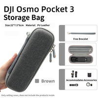 Sac pour caméra Osmo Action 3/4/5/6, fermeture éclair étanche, en cuir, léger, durable, étui de protection pour les voyages