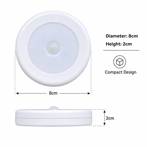 LED Motion <b>Sensor</b> Night <b>Light</b> Battery Operated Wireless Closet <b>Light</b> Magnetic Lamp for Home - Product Image 6