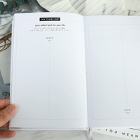 OVO Printing Cahier de notes personnalisé à couverture rigide et inspirant pour les soins personnels avec logo en feuille d'or Livre de soins personnels