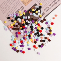 Roses en ruban de satin miniatures faites à la main en gros |   32 couleurs de fleurs en tissu pour la lingerie, décoration de boîte cadeau, certifiées OEKO-TEX