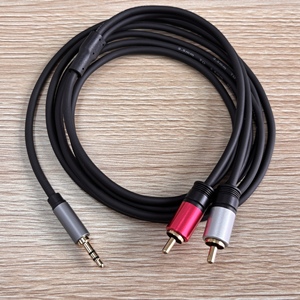 Cable de Audio de 3.5mm a 2 Conectores <span class=keywords><strong>RCA</strong></span>, Varias Longitudes, Venta al Por Mayor de Fábrica - Product Image 3