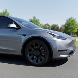 Cubierta de llanta de 20 pulgadas para Tesla Model Y, tapacubos de plástico a presión con cinta de protección y orificio para válvula - Product Image 2