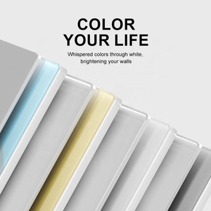 Trang trí điện tường chuyển đổi tấm cho nhà 118 Kích thước PC với Glass bảng điều chỉnh hai băng đảng một cách chuyển đổi ánh sáng - Product Image 4